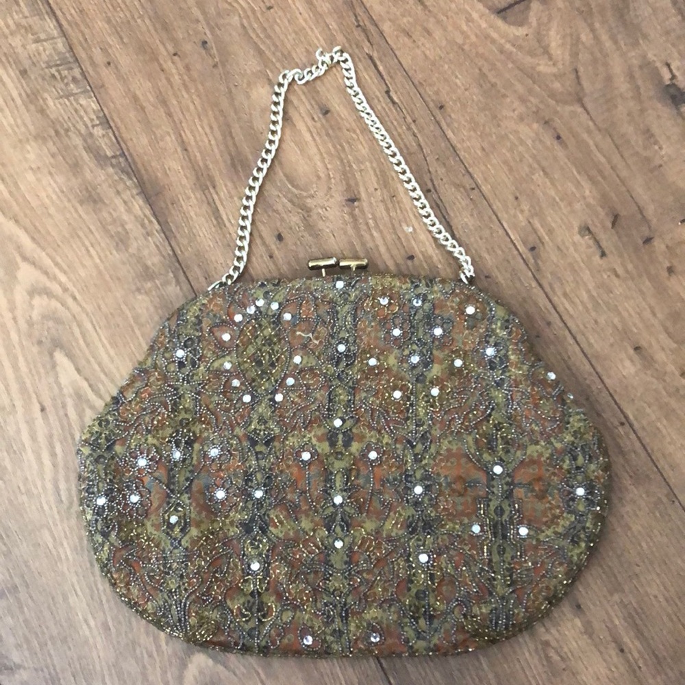 Vintage clutch/ shoulder bag